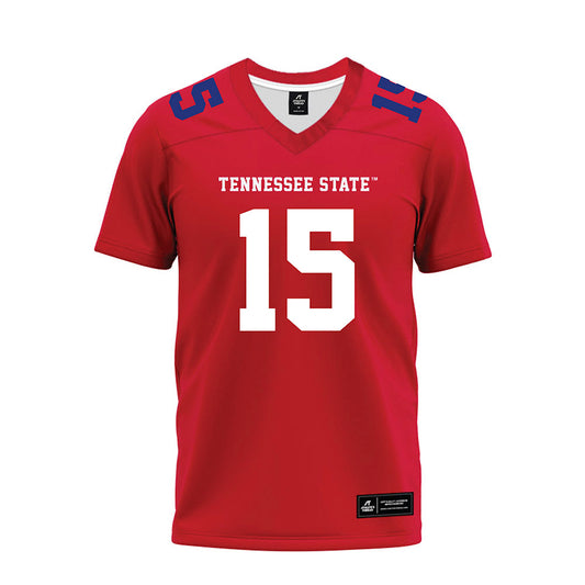 TN State - NCAA Football : Shiloh Dent - Red Premium Football Jersey-0