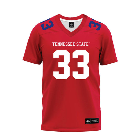 TN State - NCAA Football : Taeshawn Jefferson - Red Premium Football Jersey-0