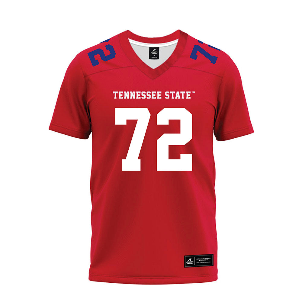 TN State - NCAA Football : Donovan Thompson - Red Premium Football Jersey-0