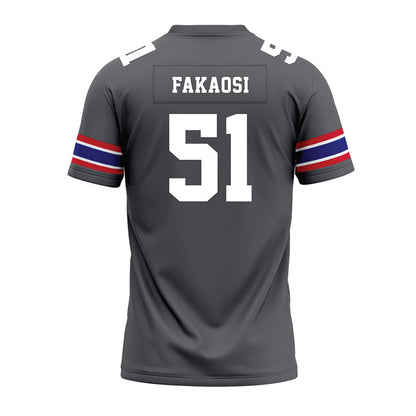 TN State - NCAA Football : Epoki Fakaosi - Grey Premium Football Jersey-1