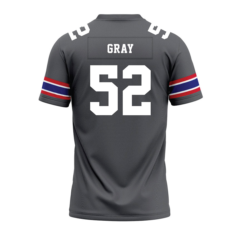 TN State - NCAA Football : Bryce Gray - Grey Premium Football Jersey-1