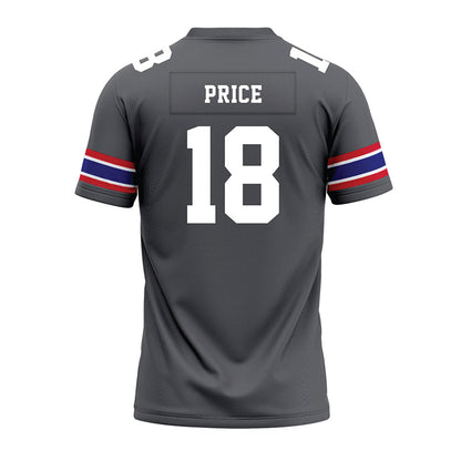TN State - NCAA Football : Jaylon Price - Grey Premium Football Jersey-1