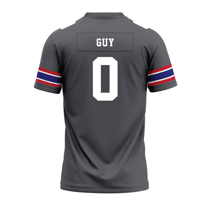 TN State - NCAA Football : Jayden Guy - Grey Premium Football Jersey-1