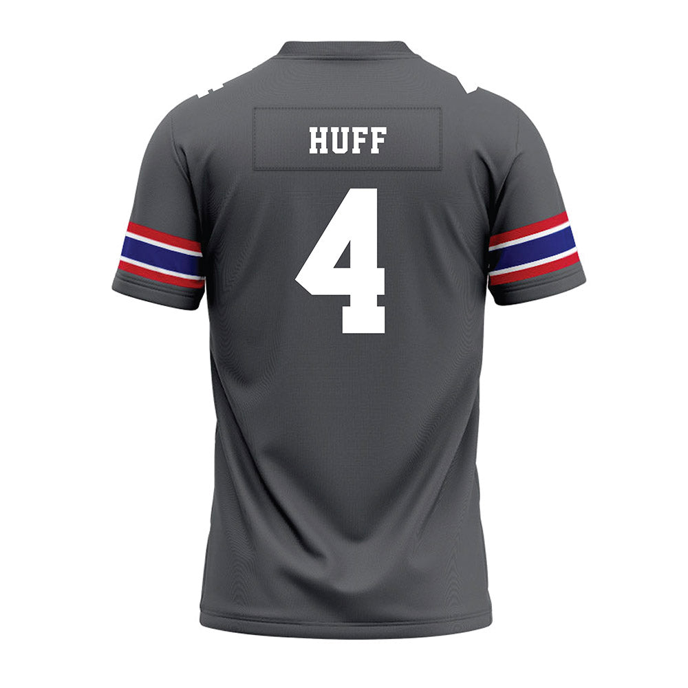 TN State - NCAA Football : Marlon Huff - Grey Premium Football Jersey-1