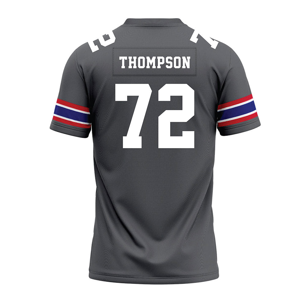 TN State - NCAA Football : Donovan Thompson - Grey Premium Football Jersey-1