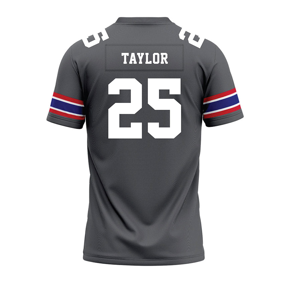 TN State - NCAA Football : Sammy Taylor - Grey Premium Football Jersey-1