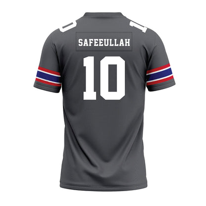 TN State - NCAA Football : Syncere Safeeullah - Grey Premium Football Jersey-1