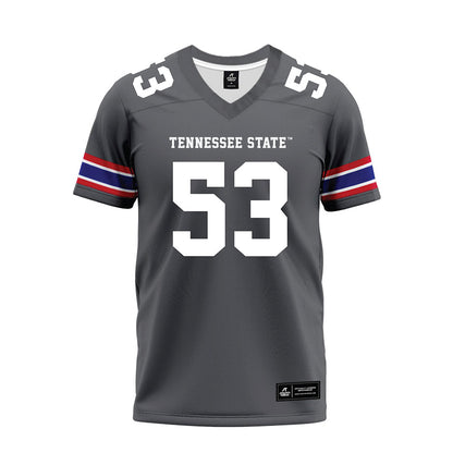 TN State - NCAA Football : Steven Nelson - Grey Premium Football Jersey-0