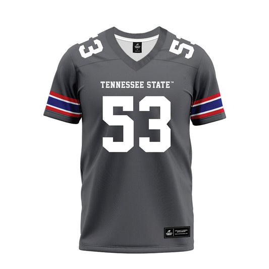 TN State - NCAA Football : Steven Nelson - Grey Premium Football Jersey-0