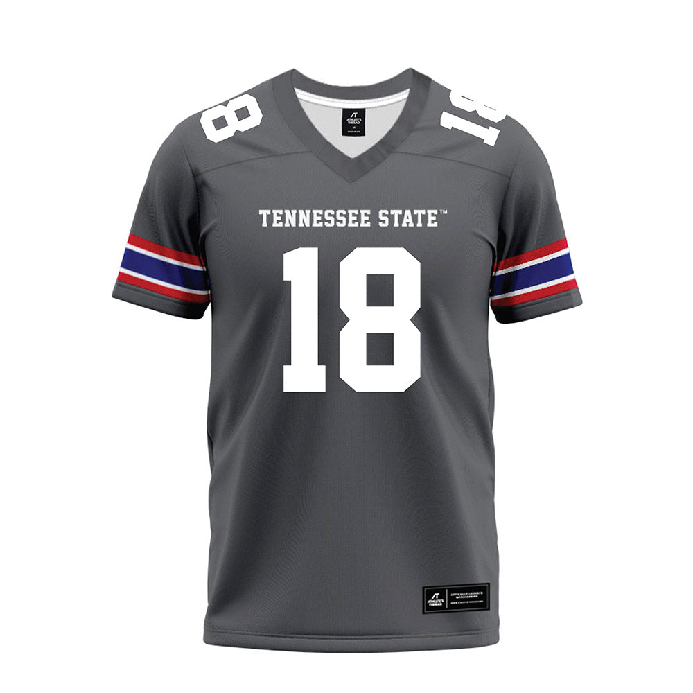 TN State - NCAA Football : Jaylon Price - Grey Premium Football Jersey-0
