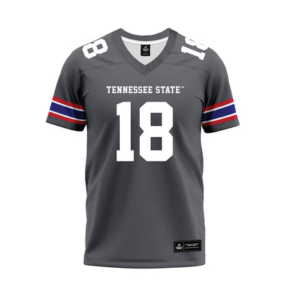 TN State - NCAA Football : Jaylon Price - Grey Premium Football Jersey-0