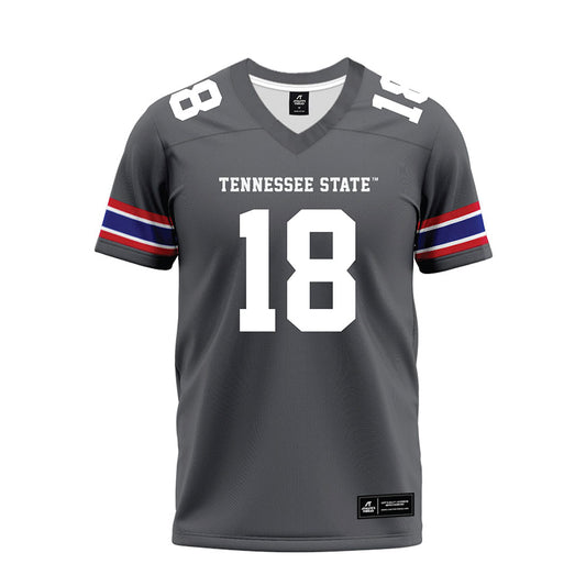 TN State - NCAA Football : Jaylon Price - Grey Premium Football Jersey-0