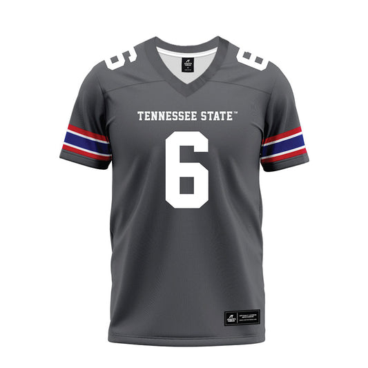 TN State - NCAA Football : Jonathan Palmer - Grey Premium Football Jersey-0