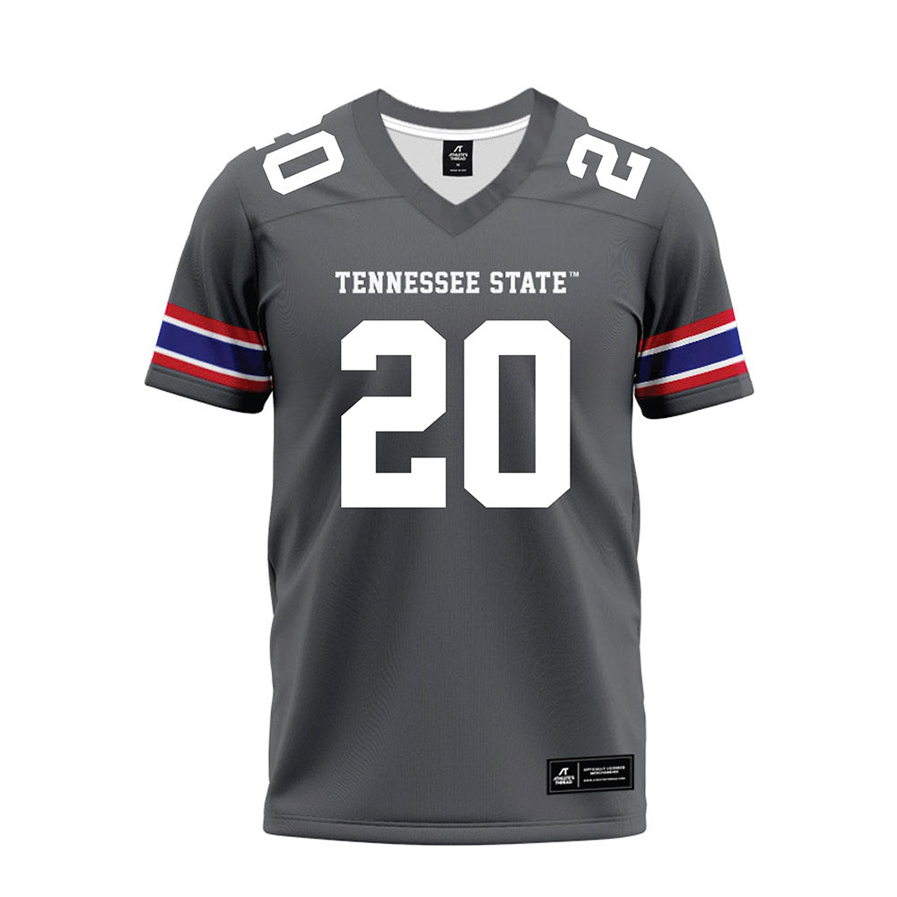 TN State - NCAA Football : Anthony Taylor - Grey Premium Football Jersey-0