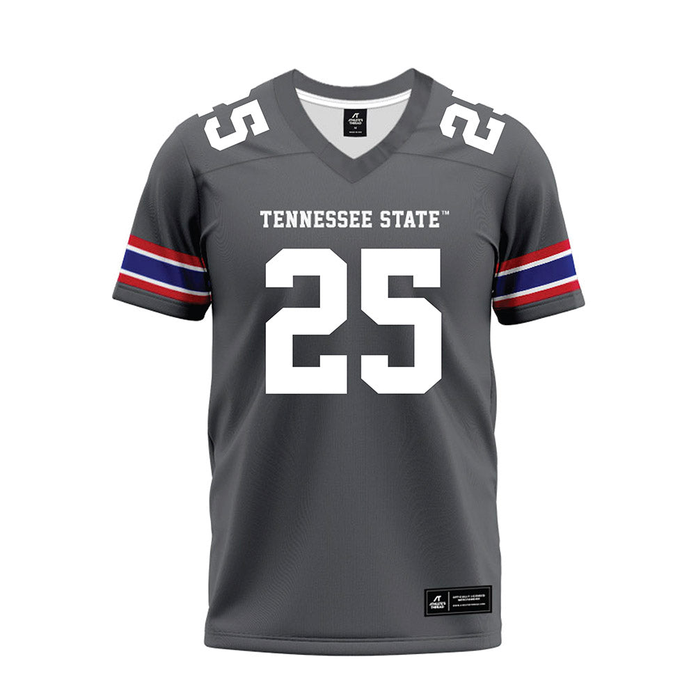 TN State - NCAA Football : Sammy Taylor - Grey Premium Football Jersey-0