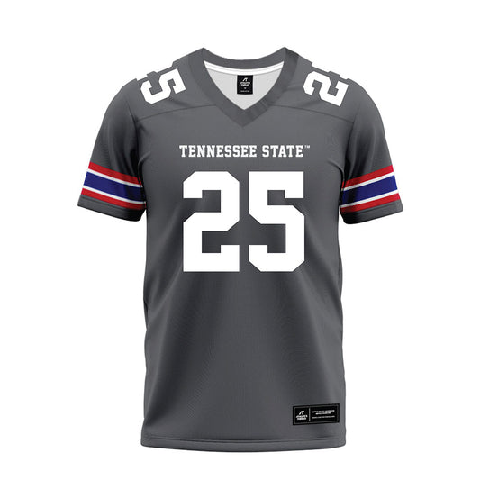 TN State - NCAA Football : Sammy Taylor - Grey Premium Football Jersey-0