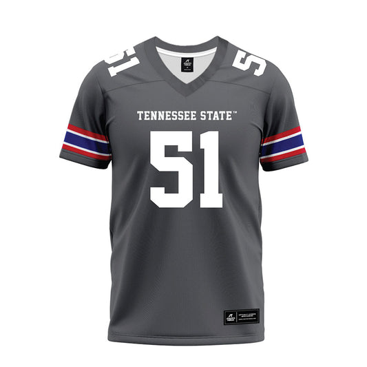 TN State - NCAA Football : Epoki Fakaosi - Grey Premium Football Jersey-0