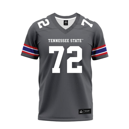 TN State - NCAA Football : Donovan Thompson - Grey Premium Football Jersey-0