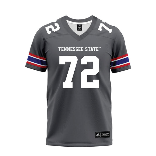 TN State - NCAA Football : Donovan Thompson - Grey Premium Football Jersey-0