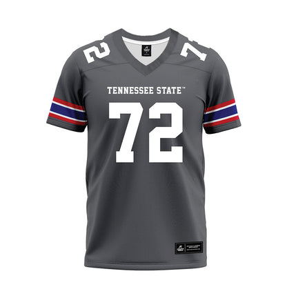 TN State - NCAA Football : Donovan Thompson - Grey Premium Football Jersey-0