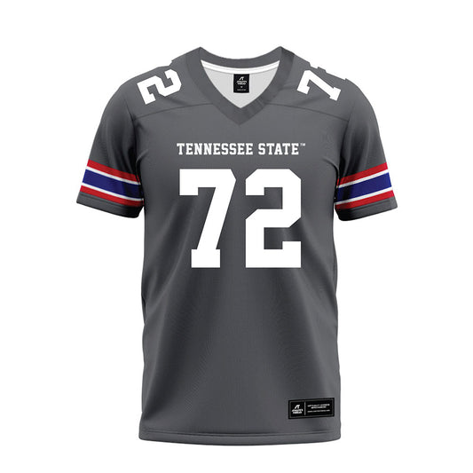 TN State - NCAA Football : Donovan Thompson - Grey Premium Football Jersey-0