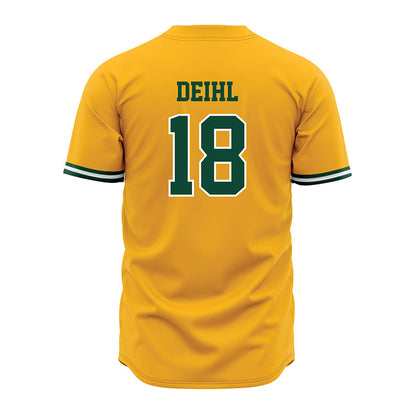 Baylor - NCAA Baseball : Keegan Deihl - Gold Jersey-1