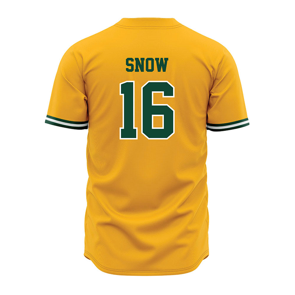 Baylor - NCAA Baseball : Hunter Snow - Gold Jersey-1