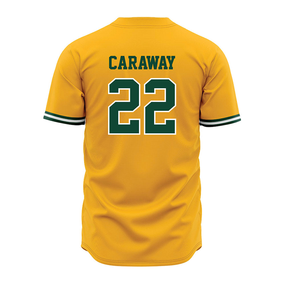 Baylor - NCAA Baseball : Bo Caraway - Gold Jersey-1