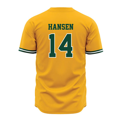Baylor - NCAA Baseball : Cade Hansen - Gold Jersey-1