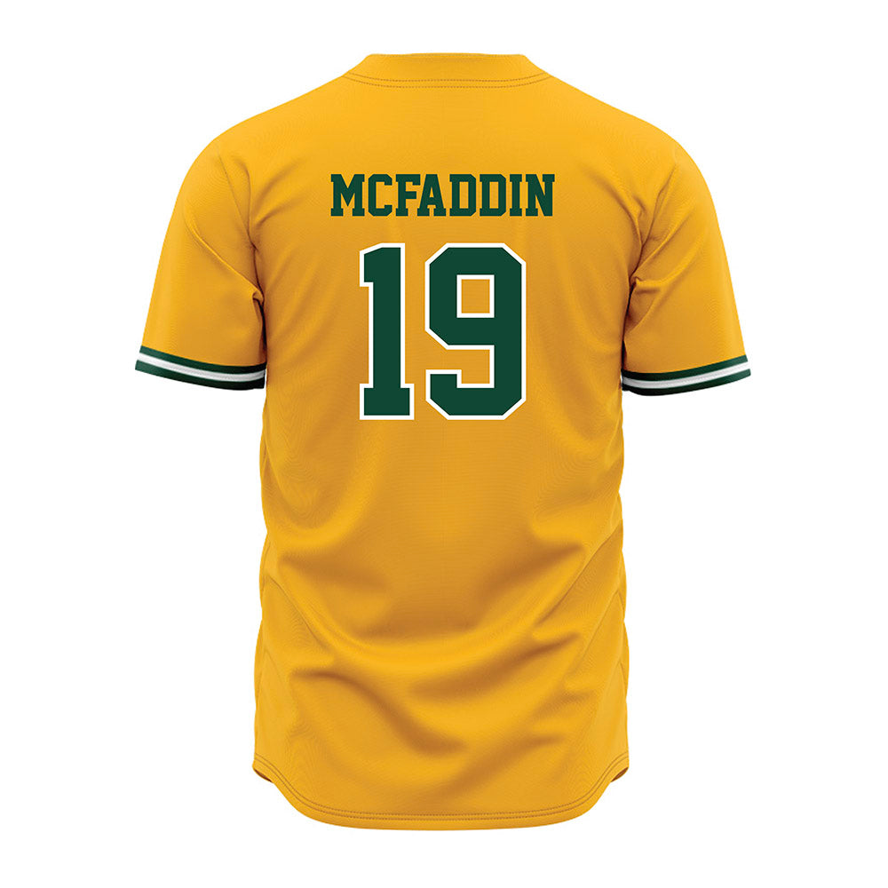 Baylor - NCAA Baseball : Caldwell McFaddin - Gold Jersey-1