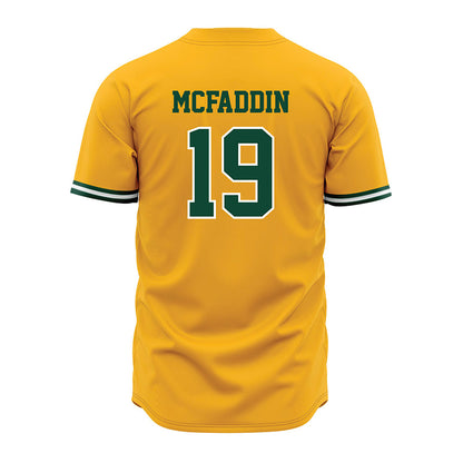 Baylor - NCAA Baseball : Caldwell McFaddin - Gold Jersey-1