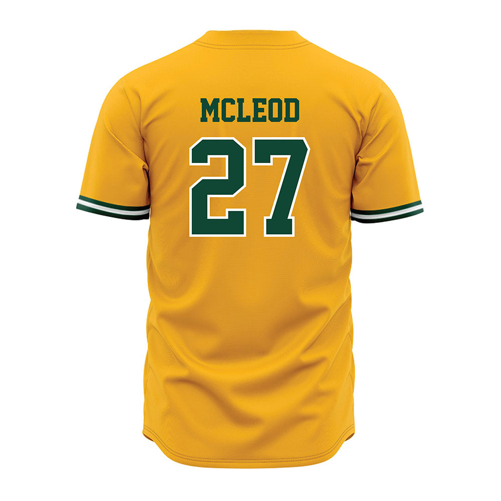 Baylor - NCAA Baseball : Luke McLeod - Gold Jersey-1
