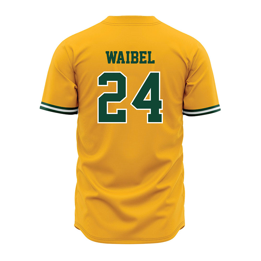 Baylor - NCAA Baseball : Cade Waibel - Gold Jersey-1