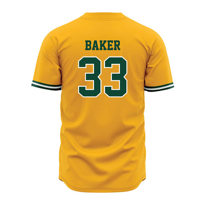 Baylor - NCAA Baseball : Cayden Baker - Gold Jersey-1
