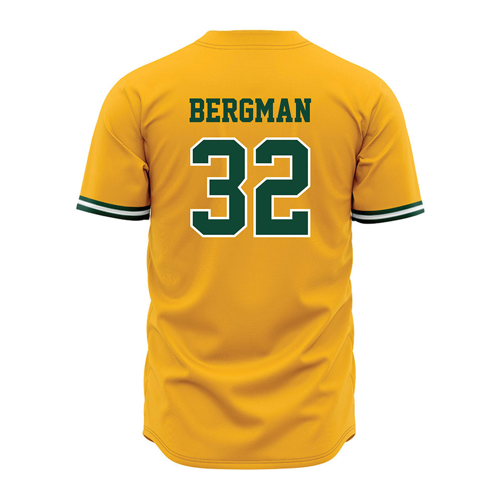 Baylor - NCAA Baseball : Caleb Bergman - Gold Jersey-1
