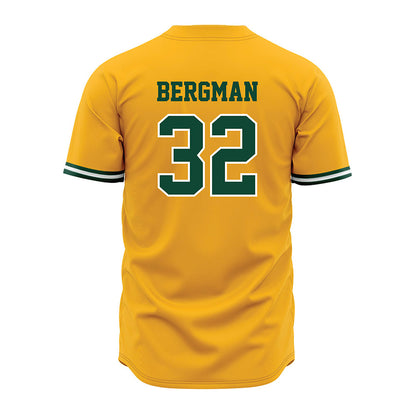 Baylor - NCAA Baseball : Caleb Bergman - Gold Jersey-1