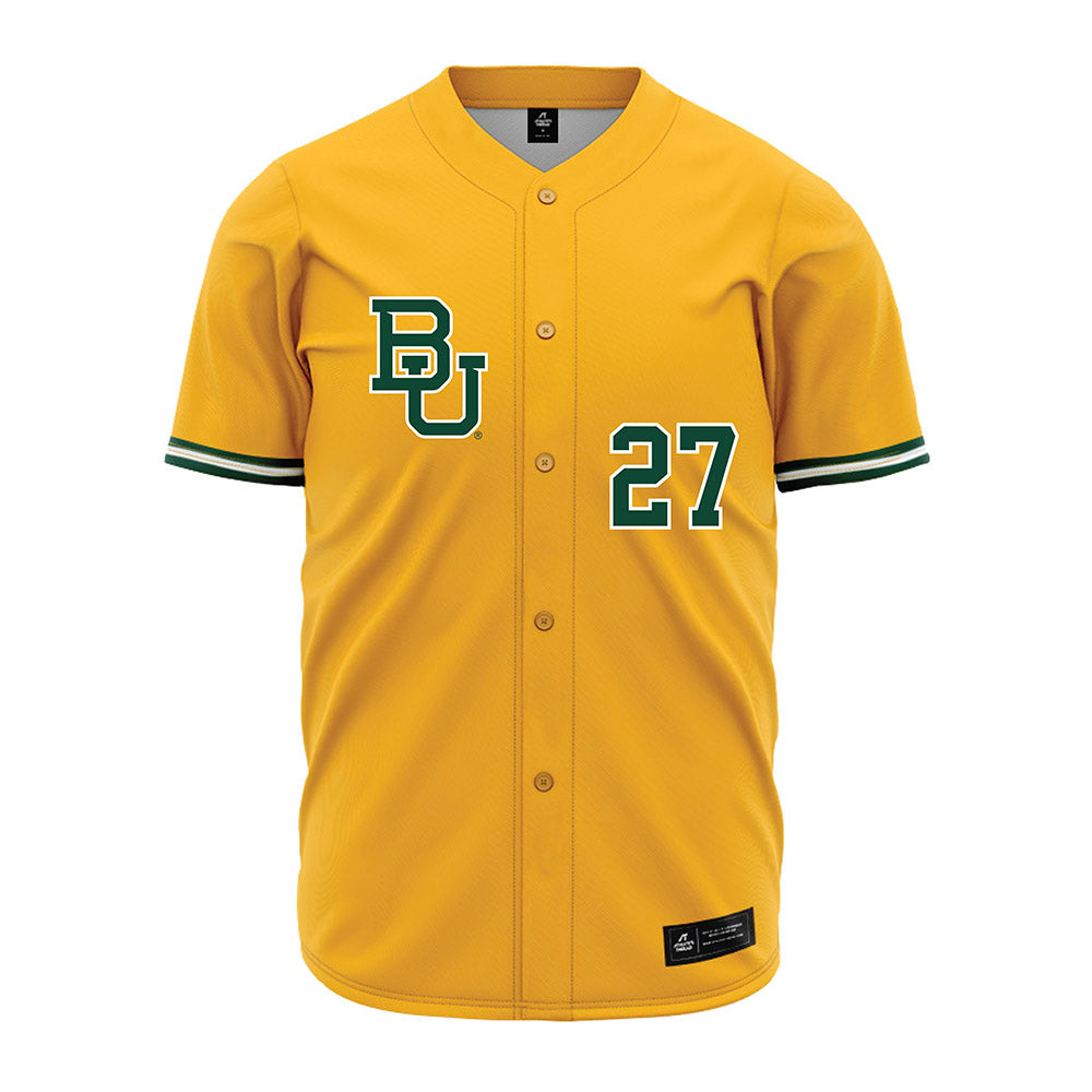 Baylor - NCAA Baseball : Luke McLeod - Gold Jersey-0