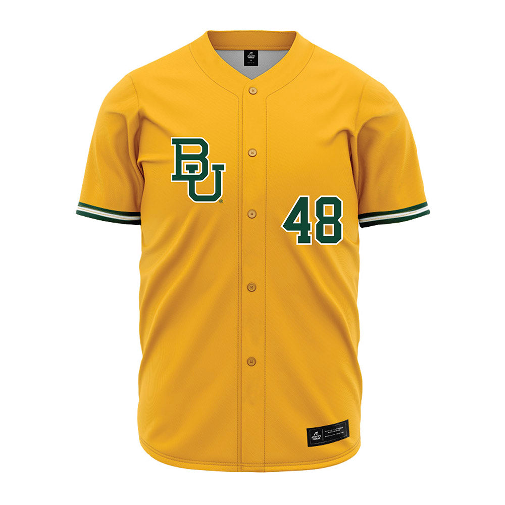 Baylor - NCAA Baseball : Lucas Davenport - Gold Jersey-0