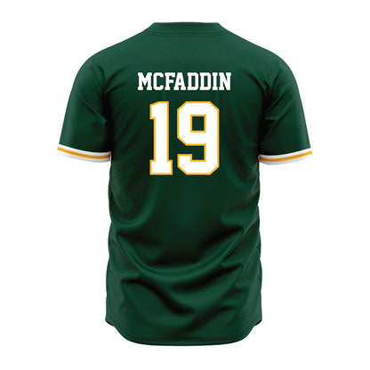 Baylor - NCAA Baseball : Caldwell McFaddin - Green Jersey-1
