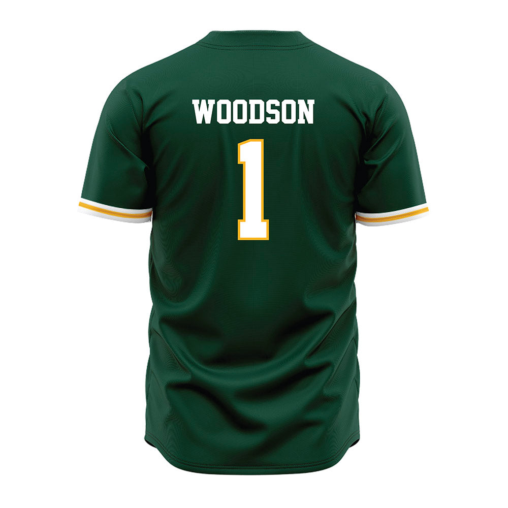 Baylor - NCAA Baseball : TJ Woodson - Green Jersey-1