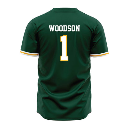 Baylor - NCAA Baseball : TJ Woodson - Green Jersey-1