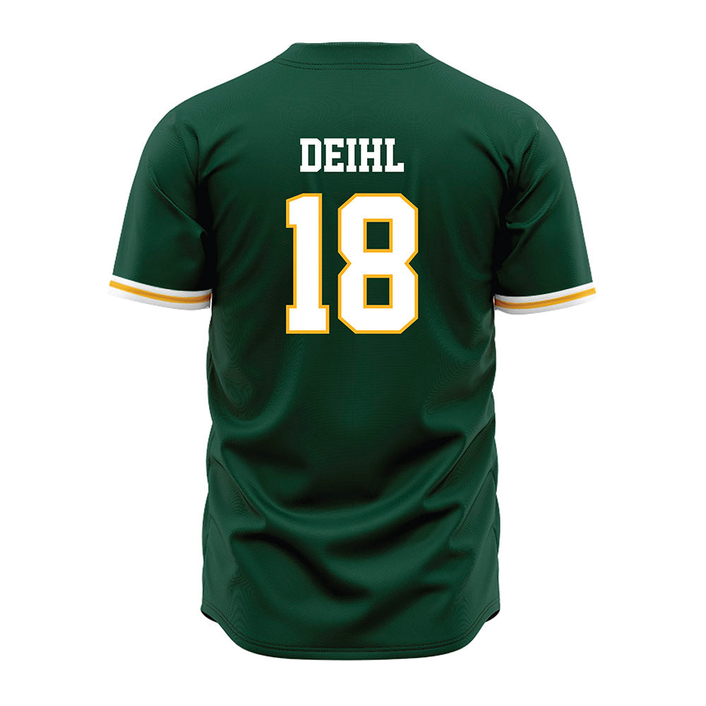 Baylor - NCAA Baseball : Keegan Deihl - Green Jersey-1