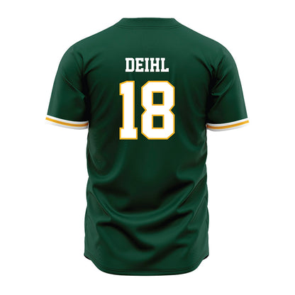 Baylor - NCAA Baseball : Keegan Deihl - Green Jersey-1