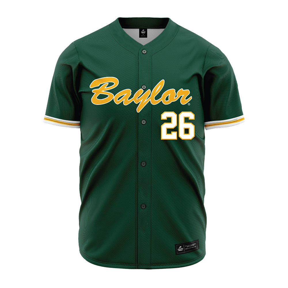 Baylor - NCAA Baseball : Zack Wallace - Green Jersey-0