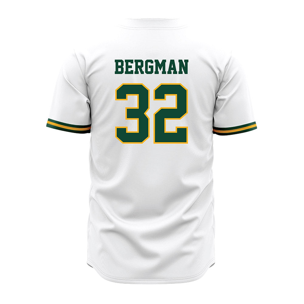 Baylor - NCAA Baseball : Caleb Bergman - White Jersey-1