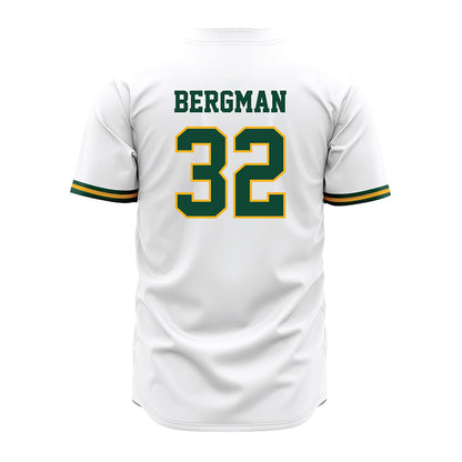 Baylor - NCAA Baseball : Caleb Bergman - White Jersey-1