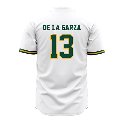 Baylor - NCAA Baseball : Robert De La Garza - White Jersey-1