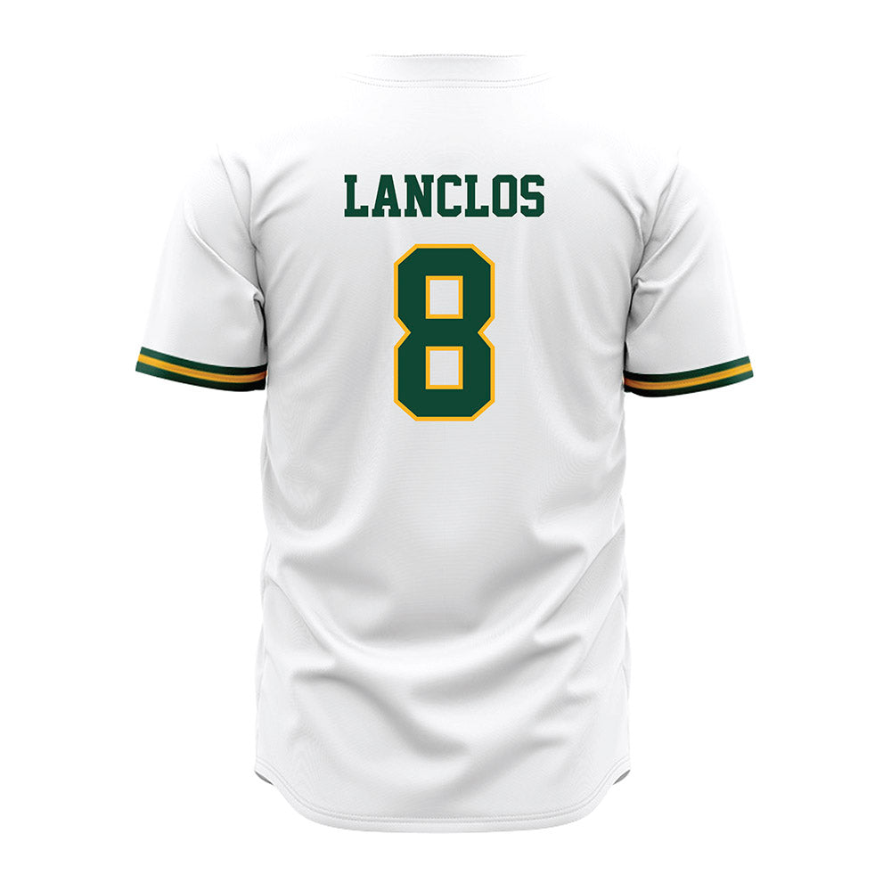Baylor - NCAA Baseball : Cole Lanclos - White Jersey-1
