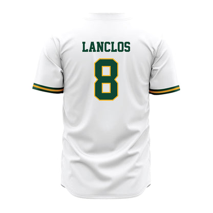 Baylor - NCAA Baseball : Cole Lanclos - White Jersey-1