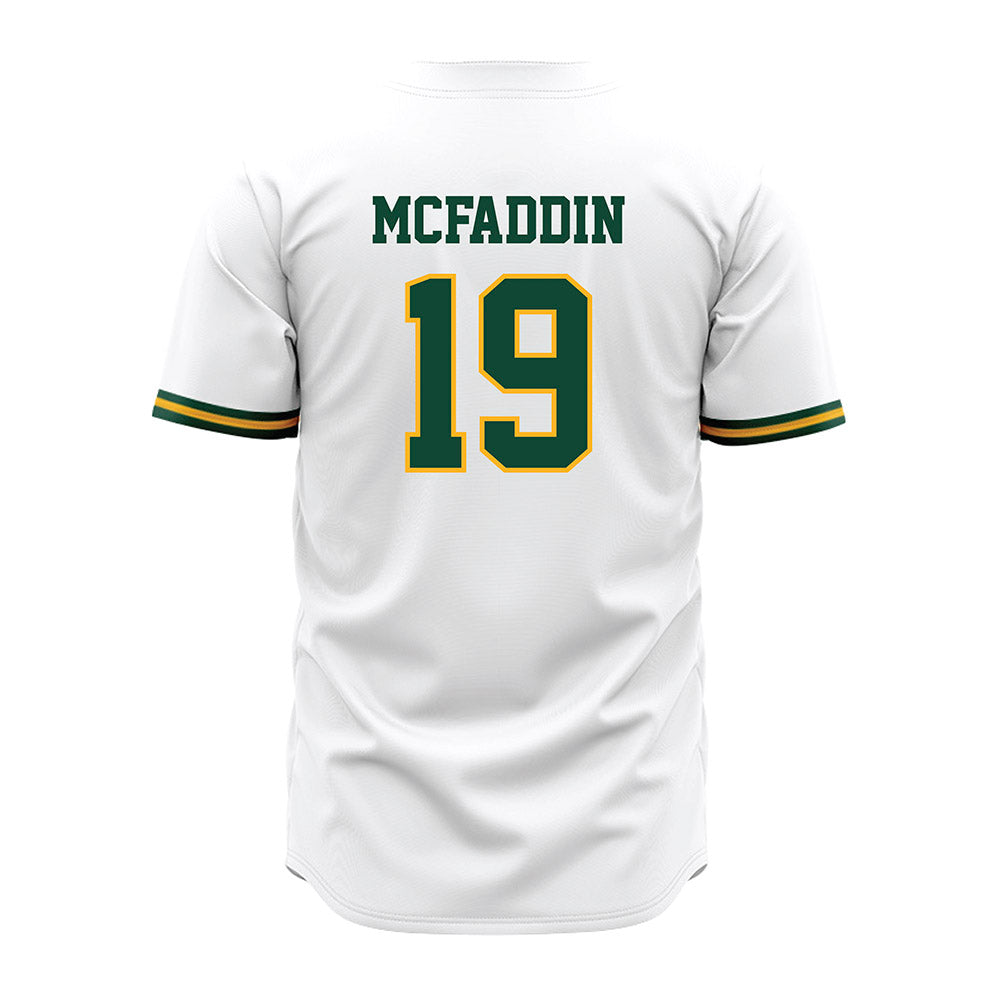 Baylor - NCAA Baseball : Caldwell McFaddin - White Jersey-1